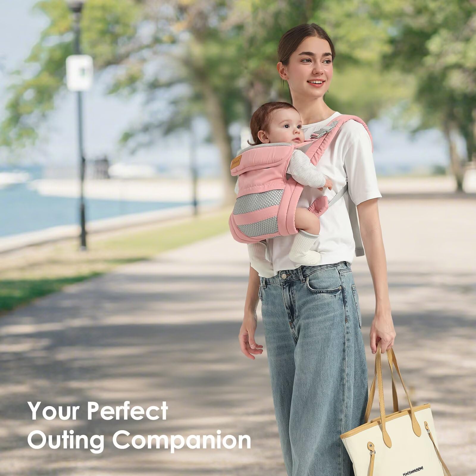 Shiaon adjustable-fit carrier accommodates family members and postpartum changes