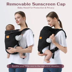 Shiaon all-seasons cotton fabric keeps baby cool and comfortable in any weather.