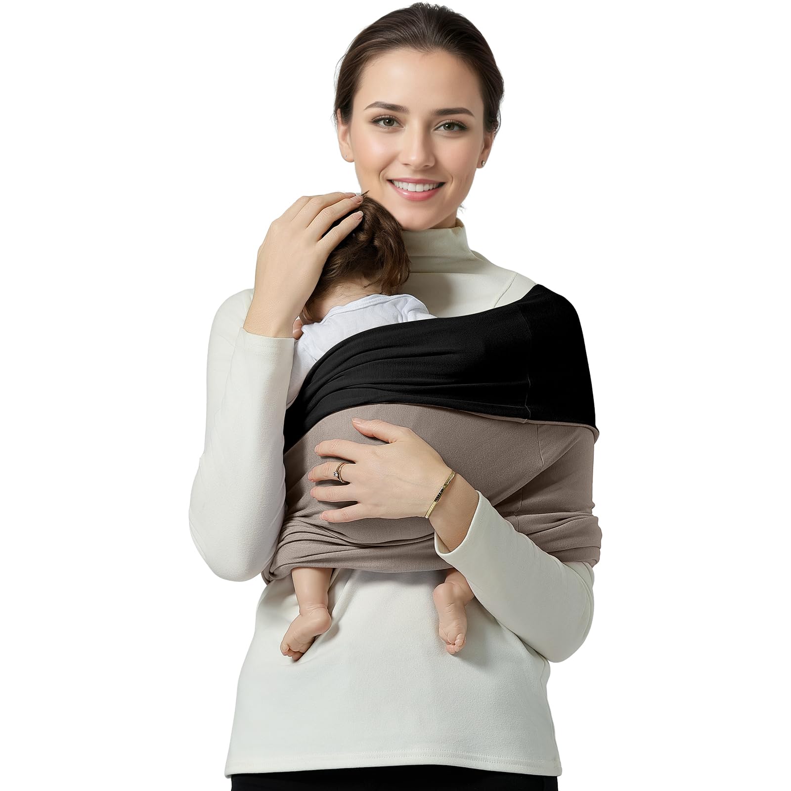 Shiaon premium cotton baby wrap feels breathable and soft for bonding