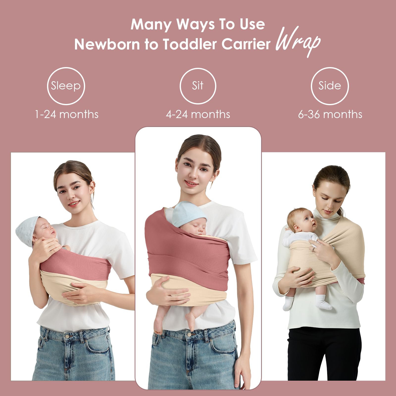 Shiaon wrap demonstrates even weight distribution for comfortable wear