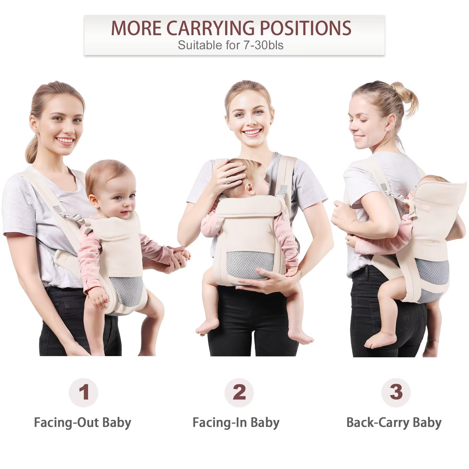 Shiaon easy-to-use carrier for quick on-and-off.
