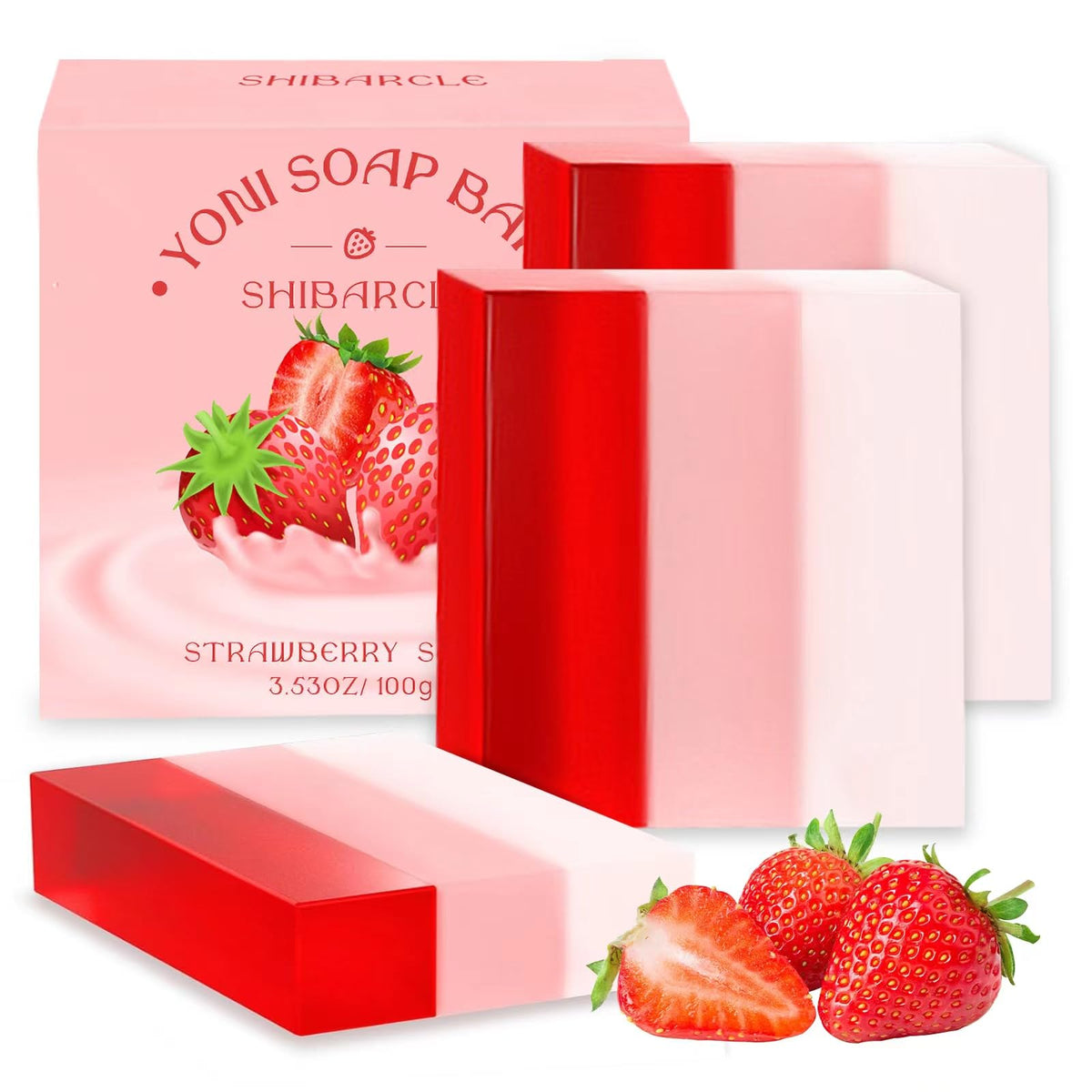 Shibarcle yoni soap bar pack for gentle daily cleansing.