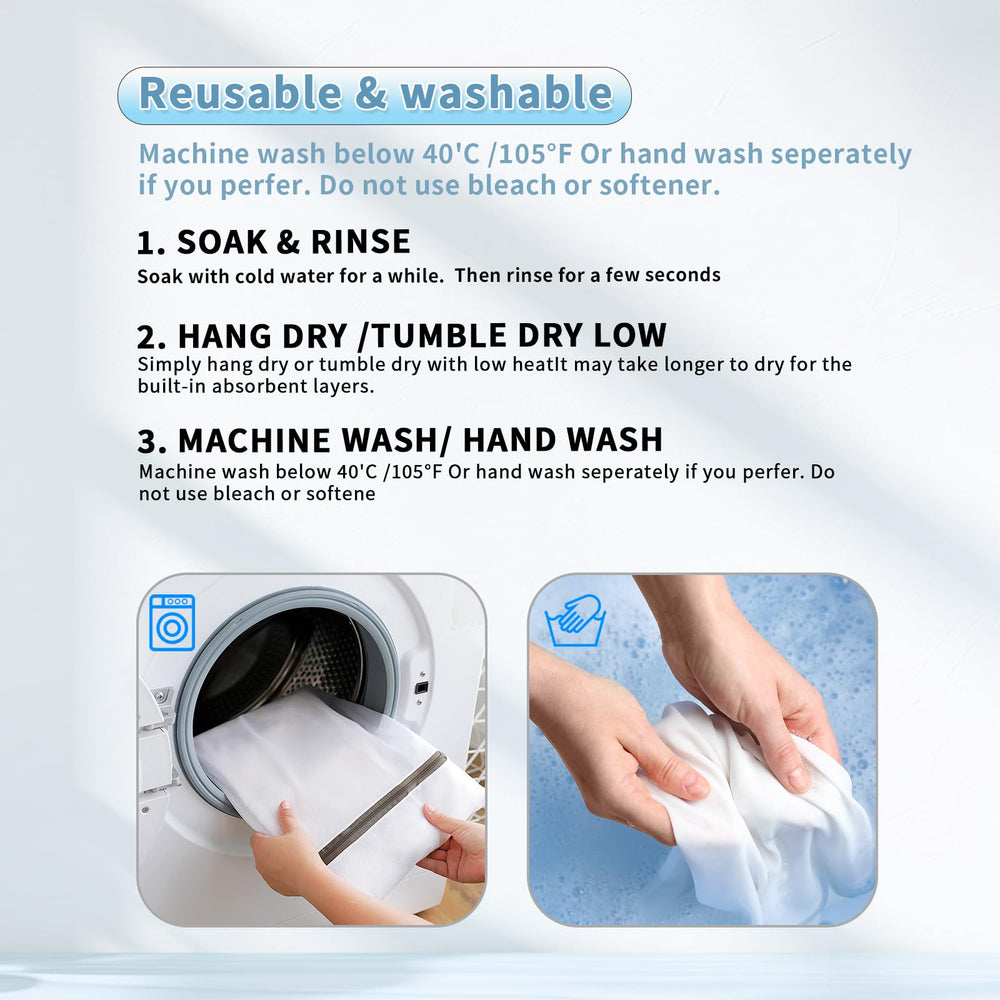 ShieldEase eco-friendly reusable underwear helps reduce disposable waste.