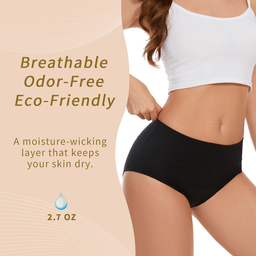 ShieldEase soft elastic waistband visible for comfortable all-day wear