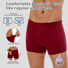 ShieldEase fly-detail highlights easy access and comfort for daily wear.