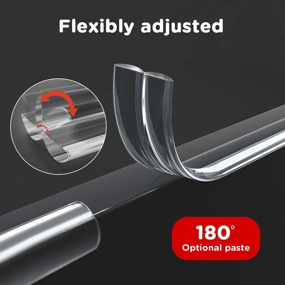 SHIISEWE Clear Corner Protector demonstrates transparent design for seamless look.