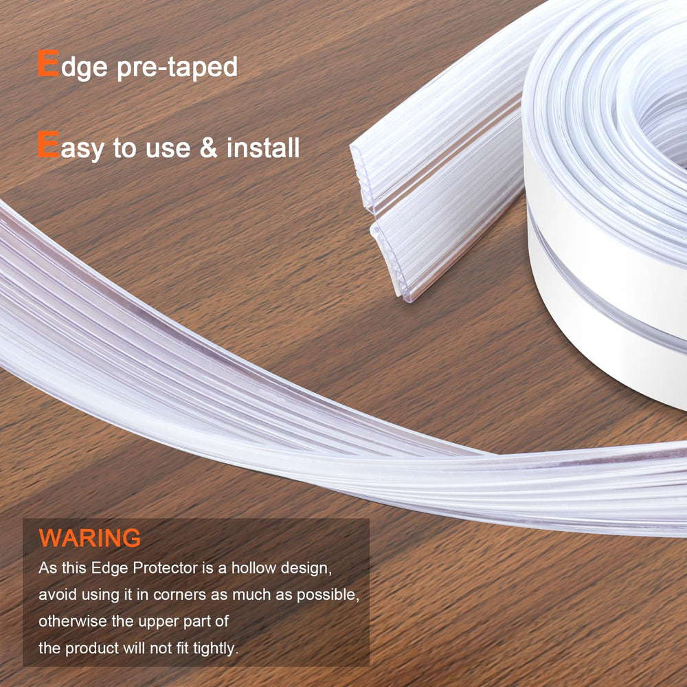 SHIISEWE baby-safe corner pads for wood, glass, and metal furniture