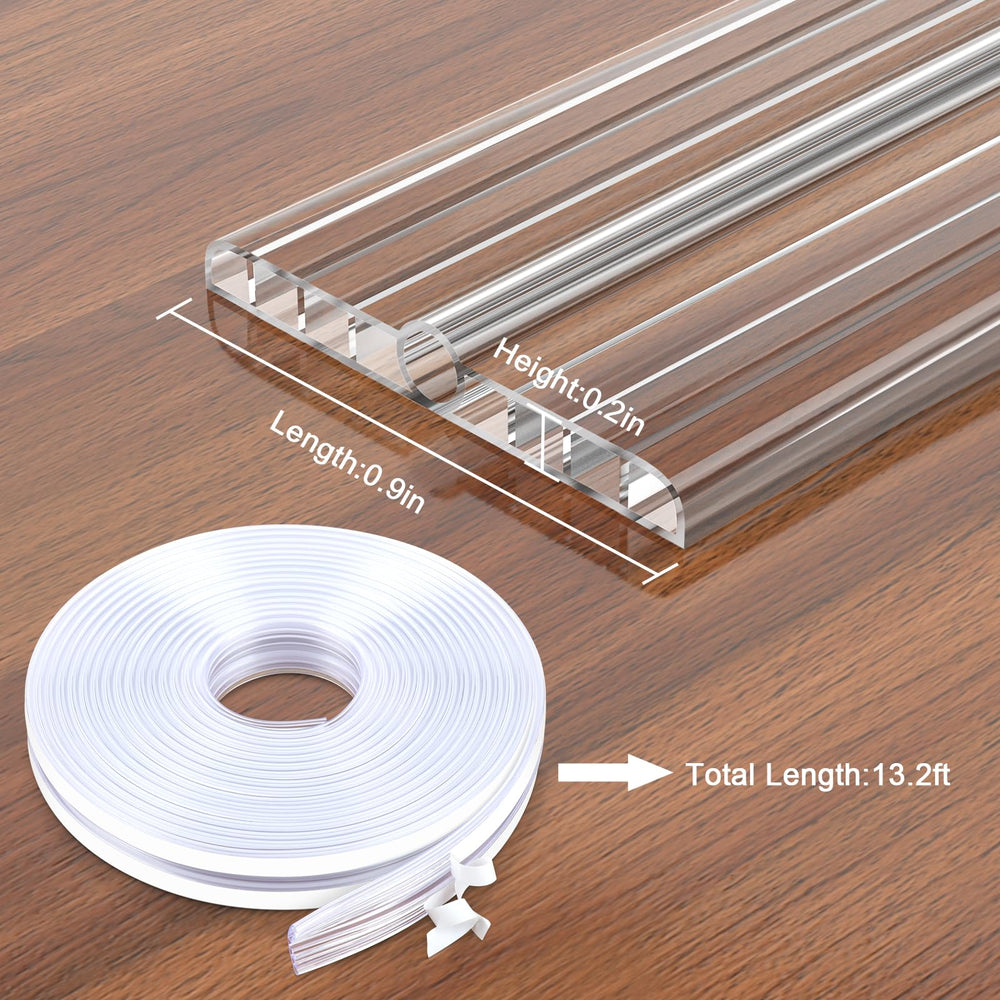 SHIISEWE edge protector soft clear helps prevent bumps on table edges
