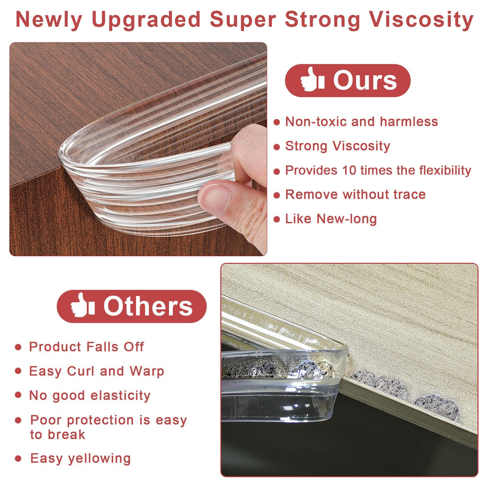 SHIISEWE versatile corner protector compatible with wood, glass, tiles and more