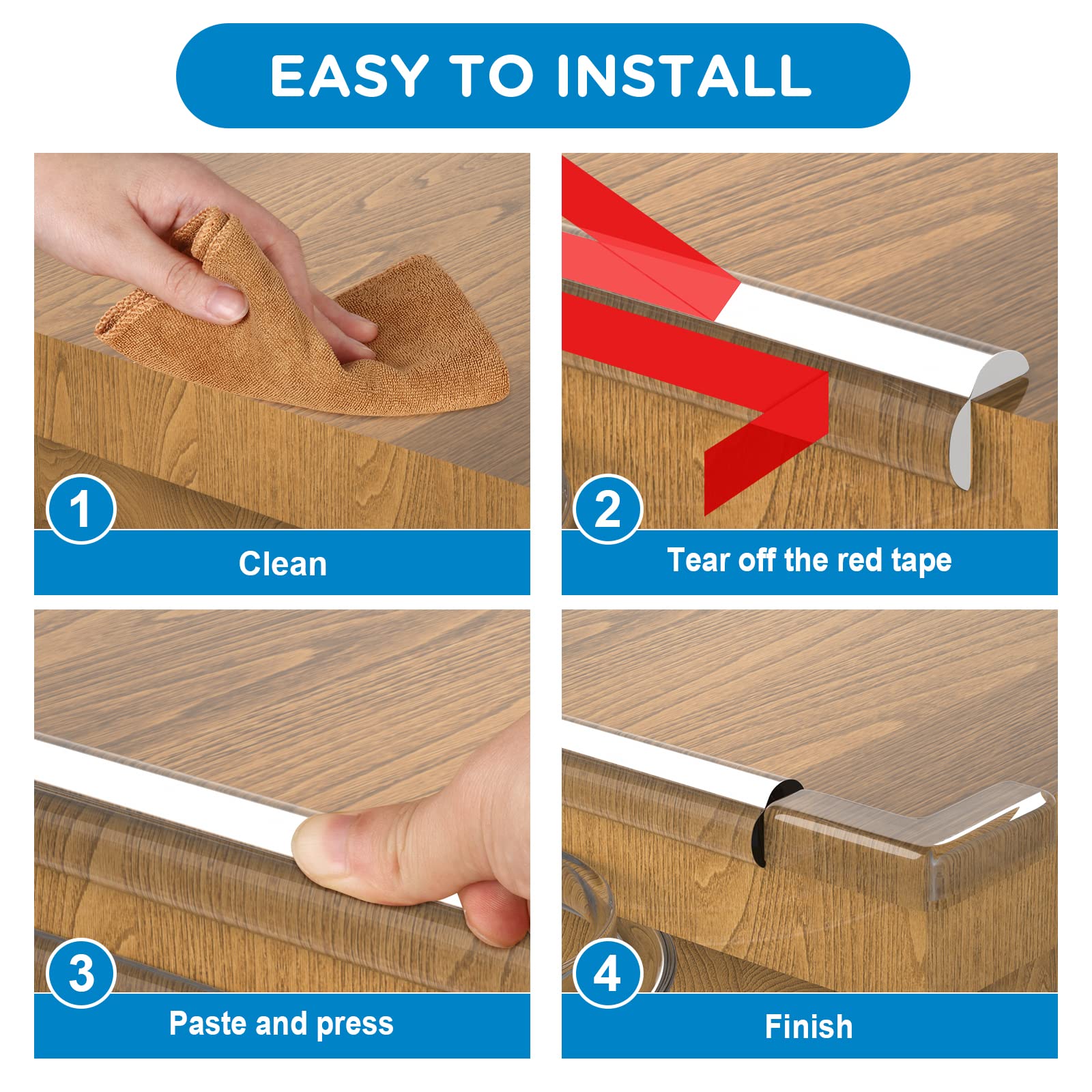 SHIISEWE versatile-use on wood, glass, tile, and metal surfaces