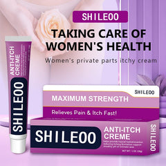 Shileoo hormone-free formula highlighted for safe, gentle intimate care.