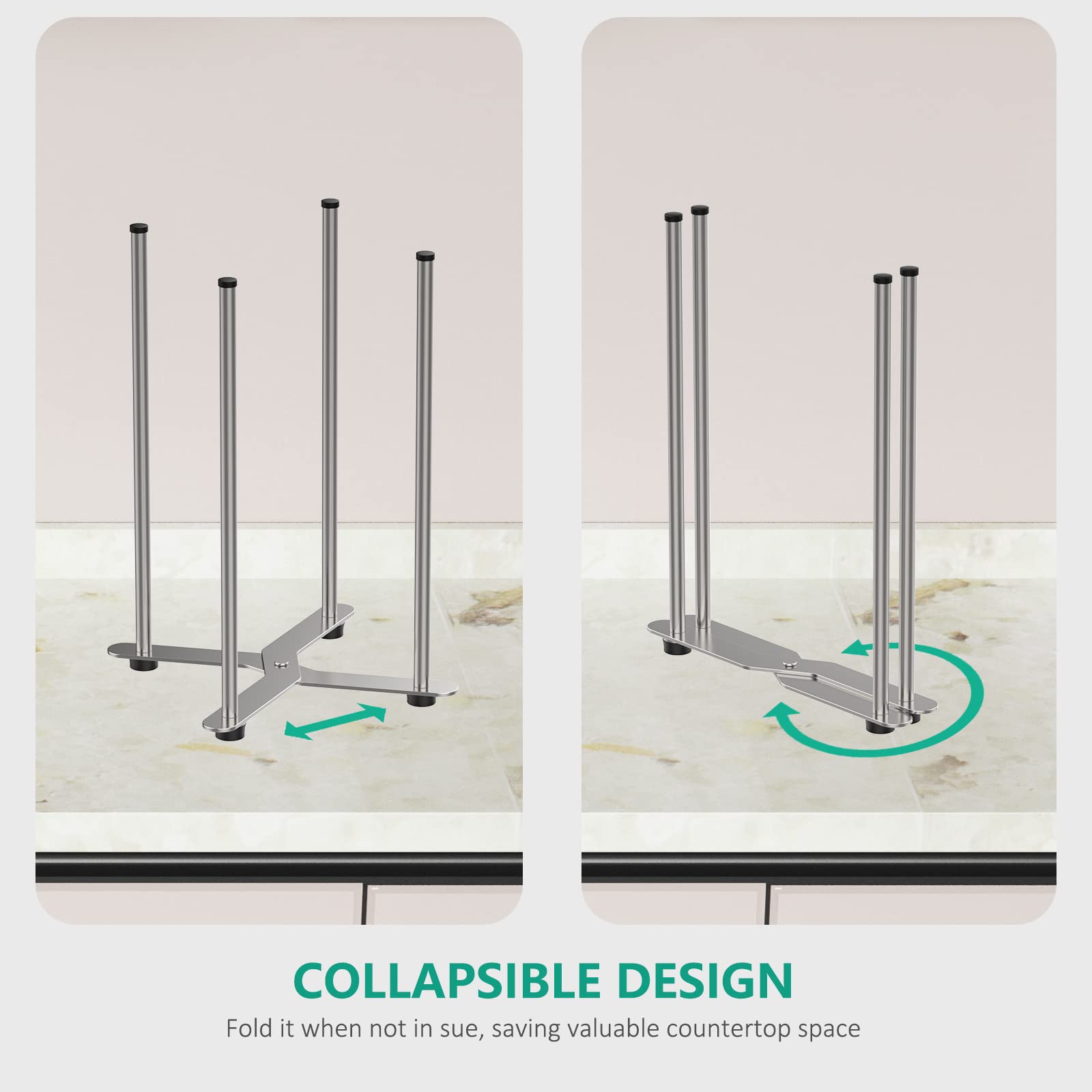 SHILFID large-drying-stand fits various decanter sizes with ample airflow