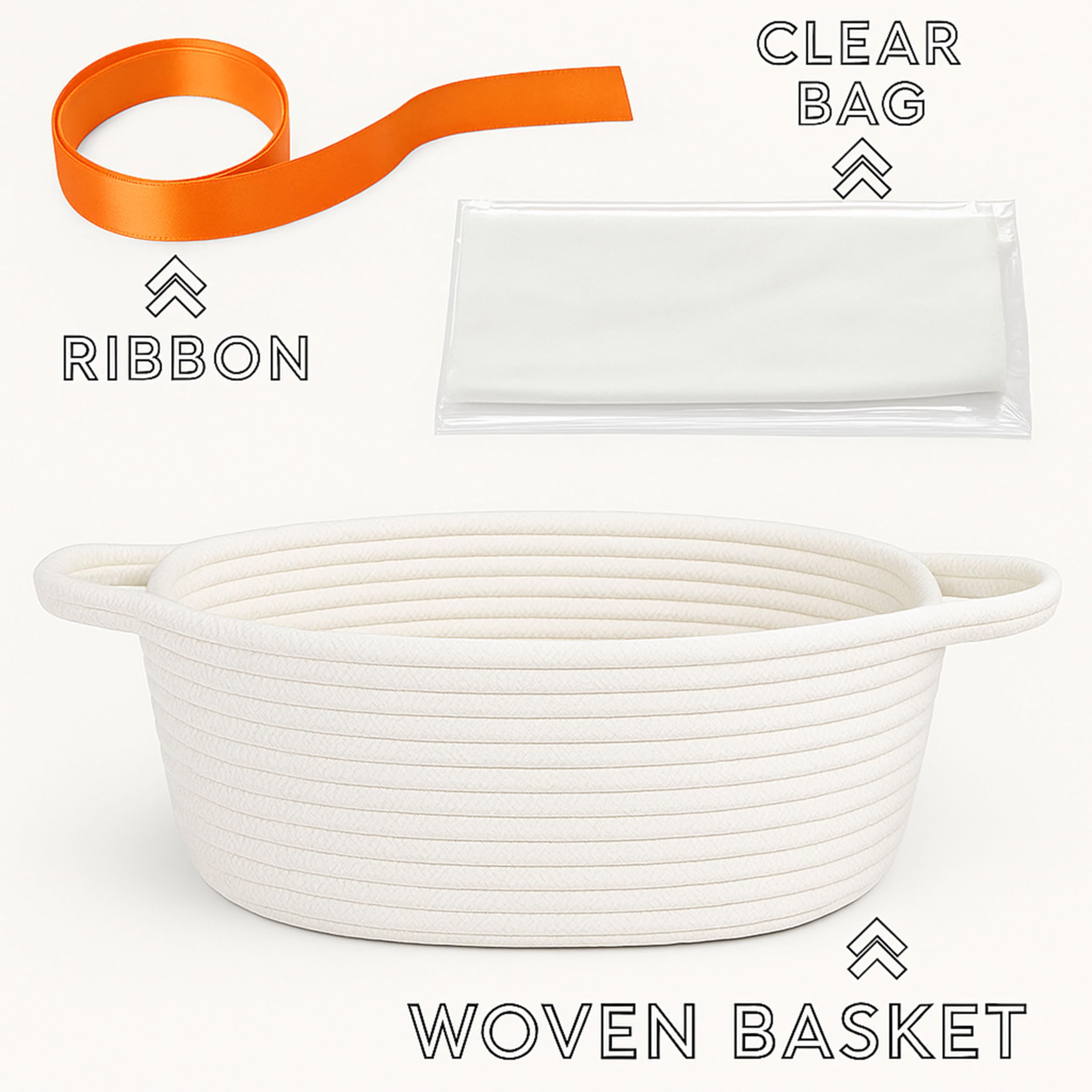 Close-up of Shimmer Anna Shine cotton rope basket showing sturdy soft texture