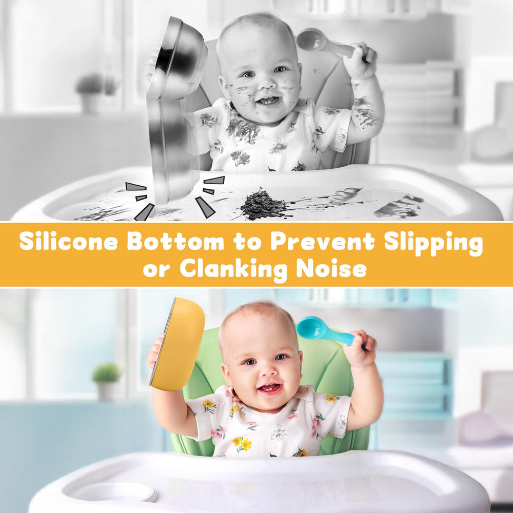 ShineMe lightweight bowls fit small hands and reduce table noise.