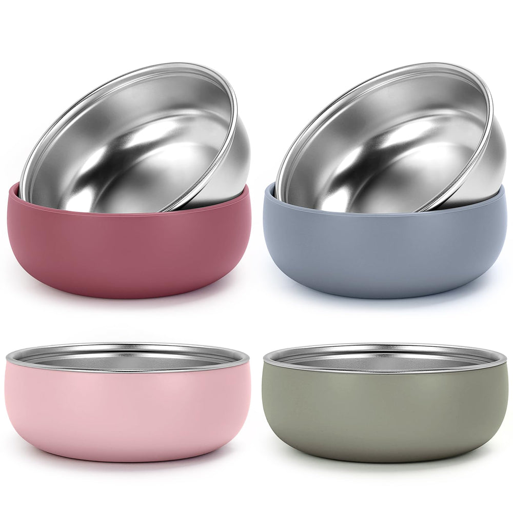 ShineMe removable silicone sleeve bowl with color-coded design for easy ID at meals.