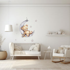 Shine Inside peel-and-stick wall decals offer mess-free decorating.