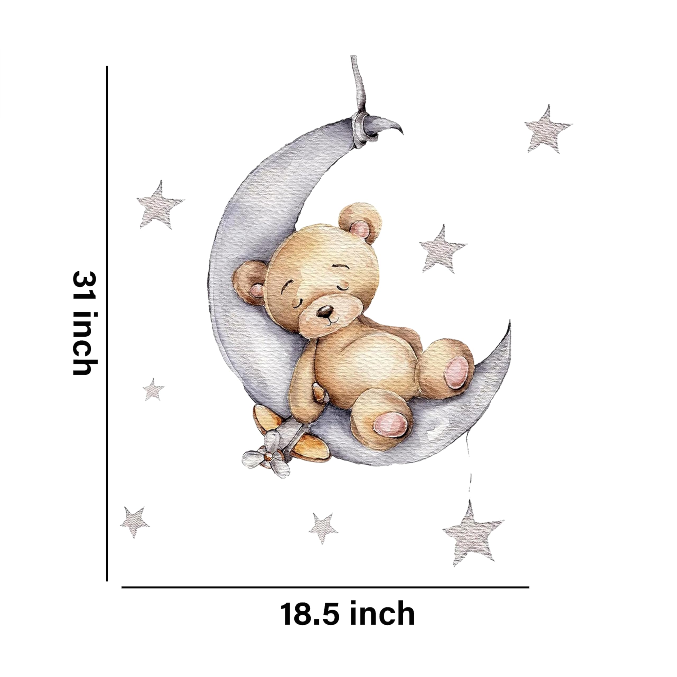 Shine Inside durable vinyl ensures long-lasting decor for growing kids.