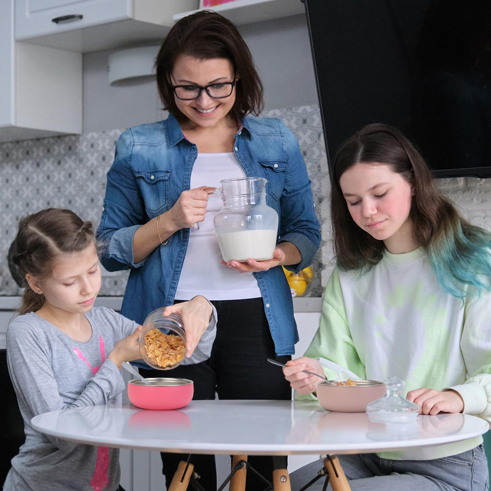 ShineMe dishwasher-safe bowls simplify cleaning and storage after meals