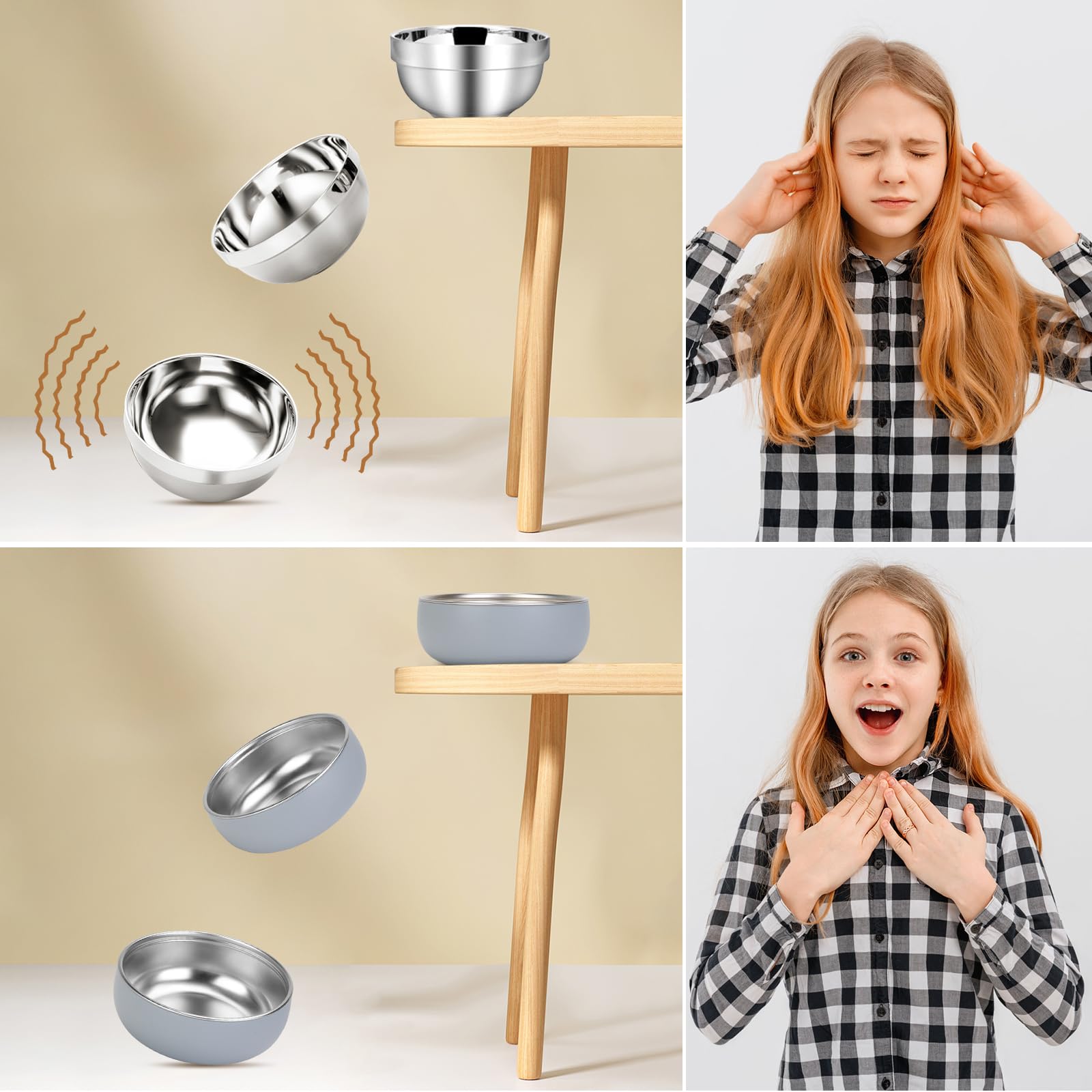 ShineMe non-slip surface on a kid-friendly dining bowl