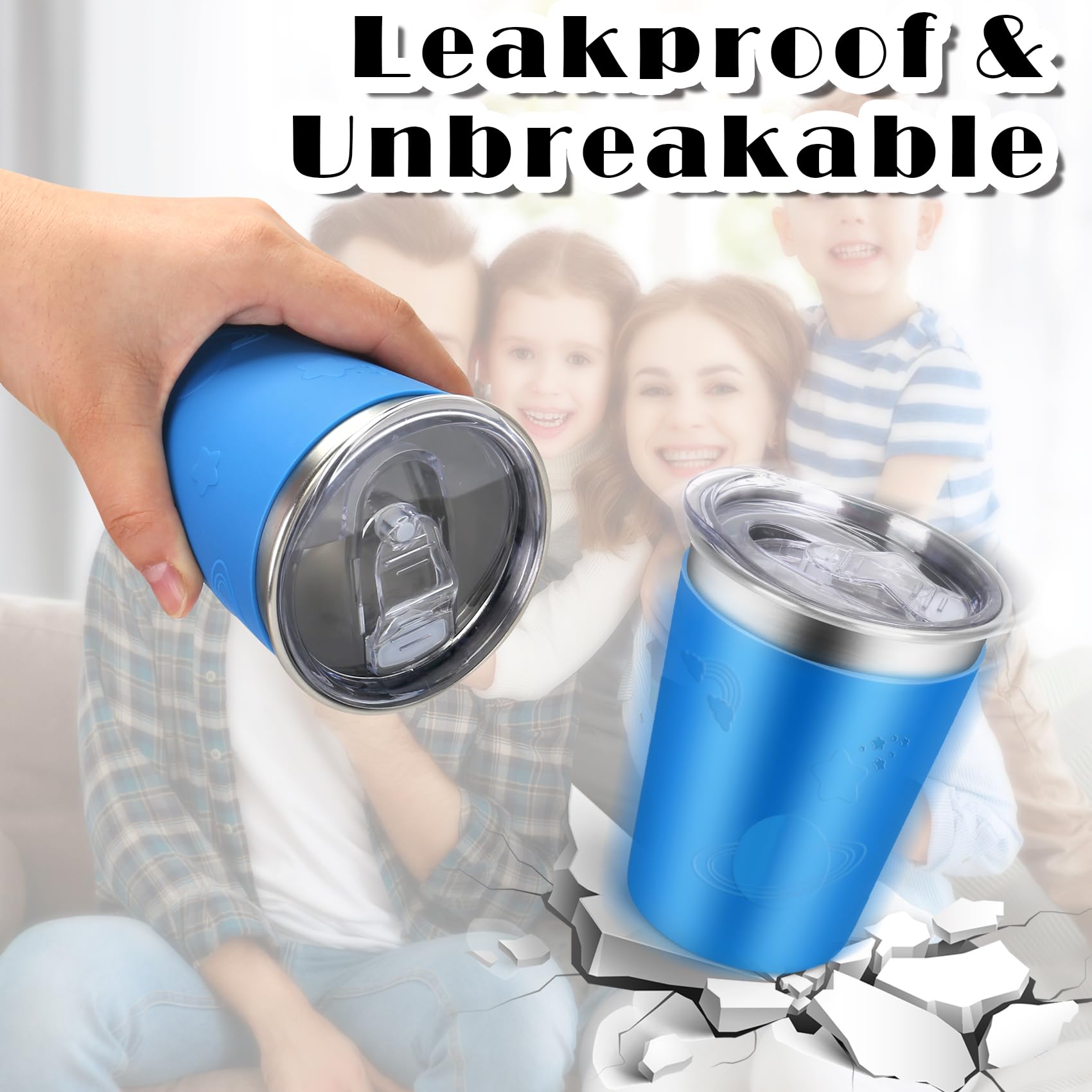 ShineMe unbreakable stainless steel design resists drops during daily use