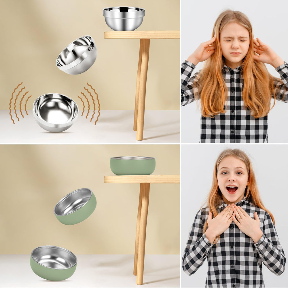 ShineMe bowls are dishwasher-safe for quick cleaning after meals.