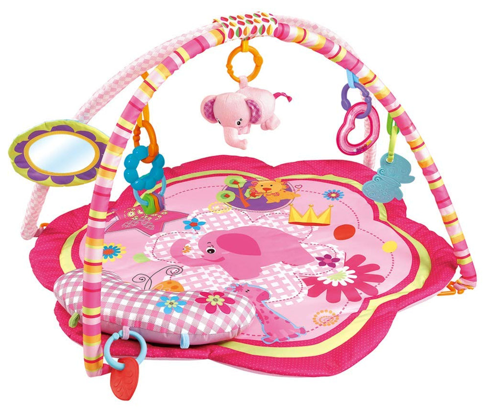 SHINING CROWN by EMILYSTORES pink baby play gym arches for tummy time and exploration