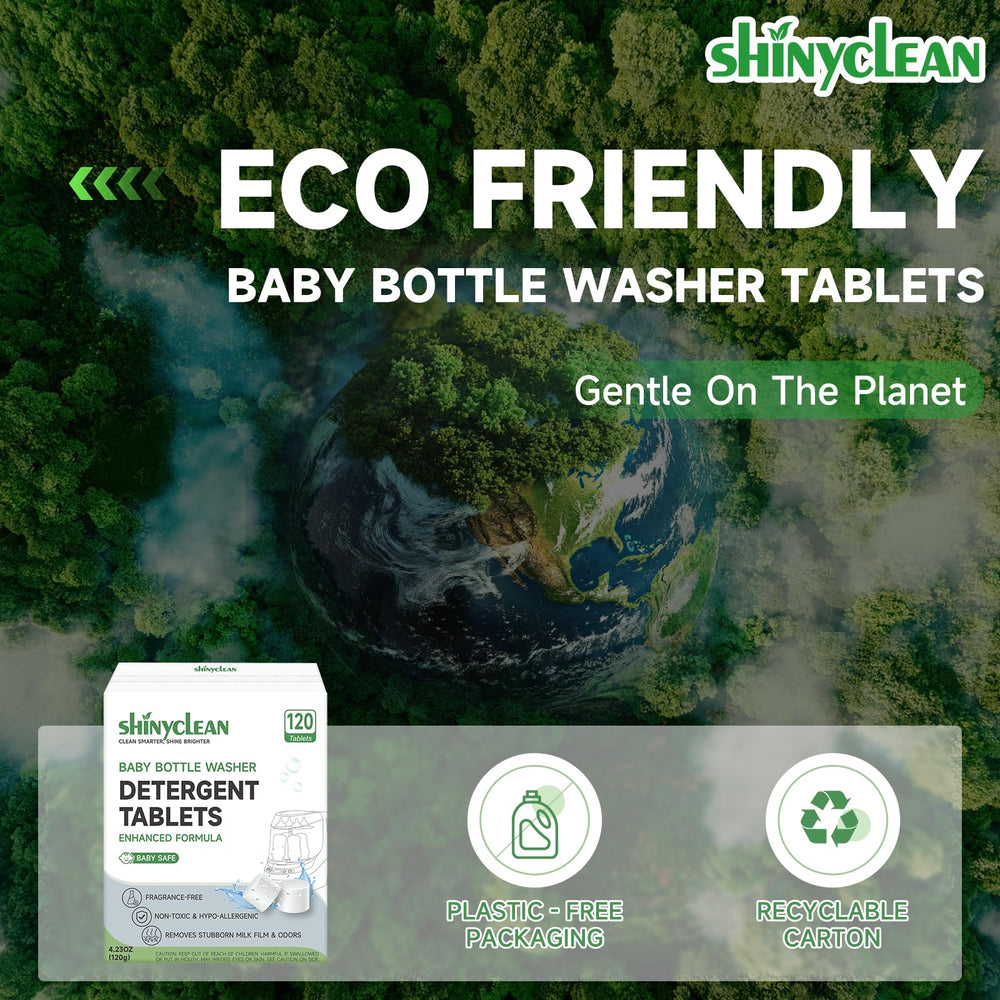 Shinyclean quick-dissolving tablets ensuring no residue