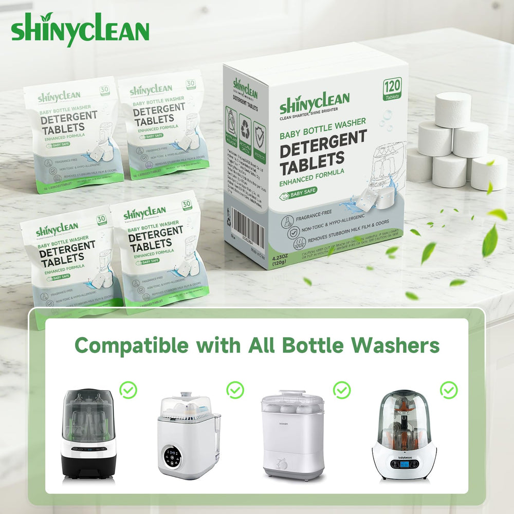 Shinyclean universal compatibility with major bottle washers