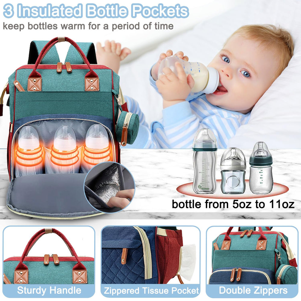 SHITIESHOU diaper bag pacifier case keeps pacifiers within reach during errands.