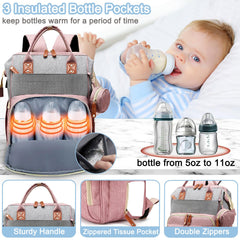 SHITIESHOU diaper bag backpack stroller straps enable hands-free outings