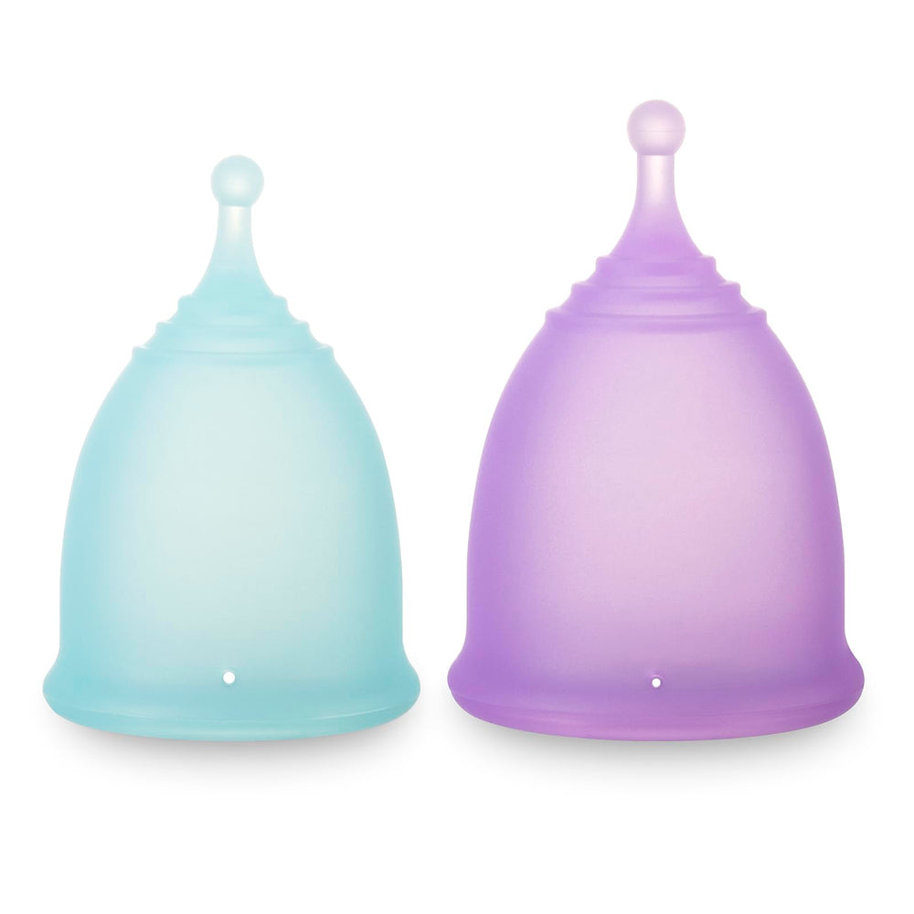 SHKIBY reusable menstrual cup set of two for versatile size options