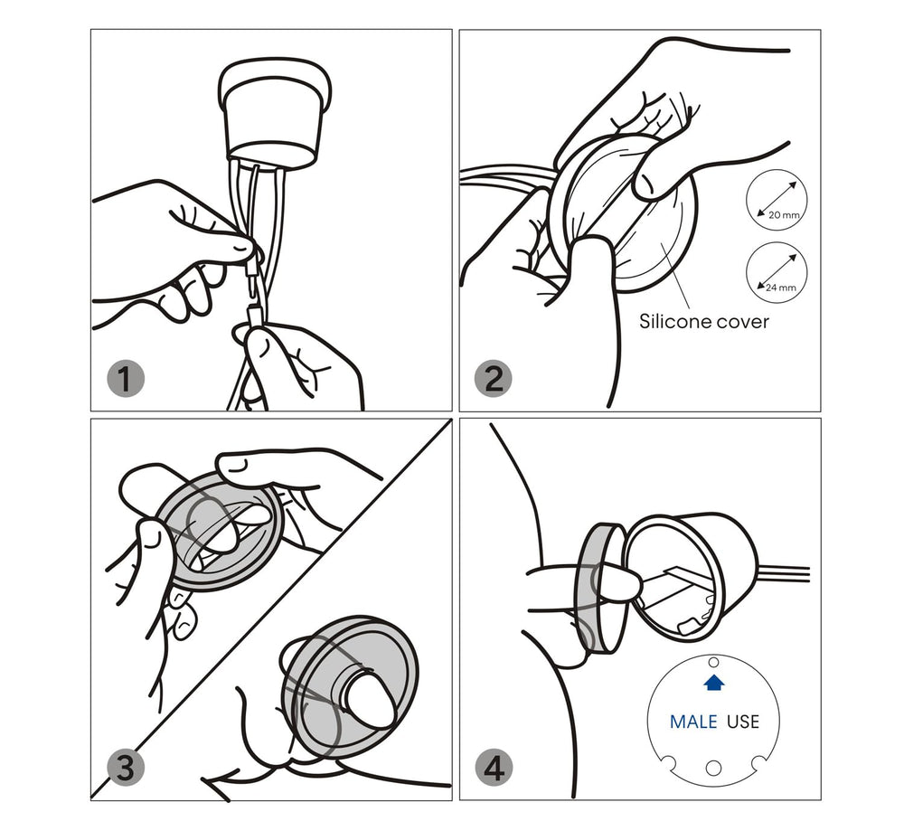 SHOCOKO silicone rings provide secure sealing for comfortable, leak-free use.