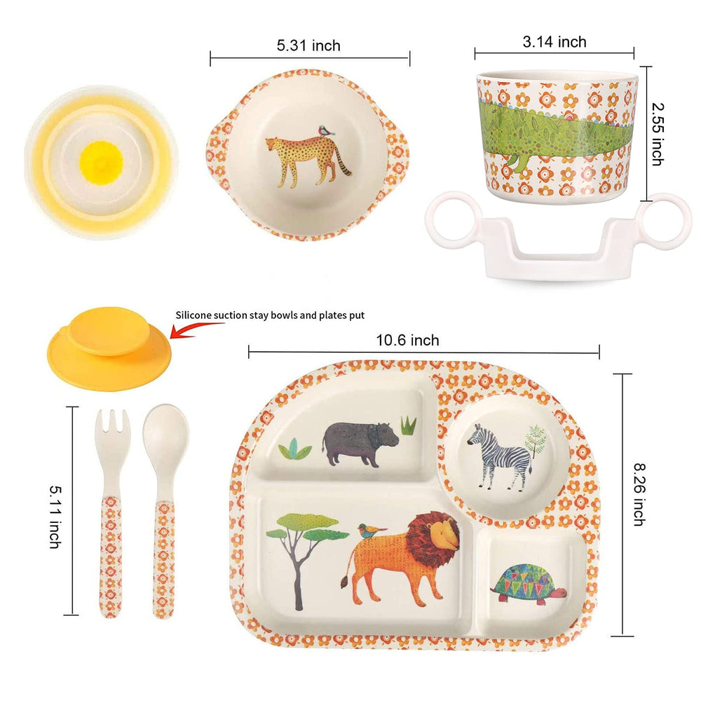 shopwithgreen bamboo kids dinnerware bowl ideal for soups and cereals