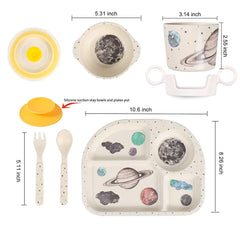 Shopwithgreen bamboo kids dinnerware bowl ideal for snacks and soups during playtime.
