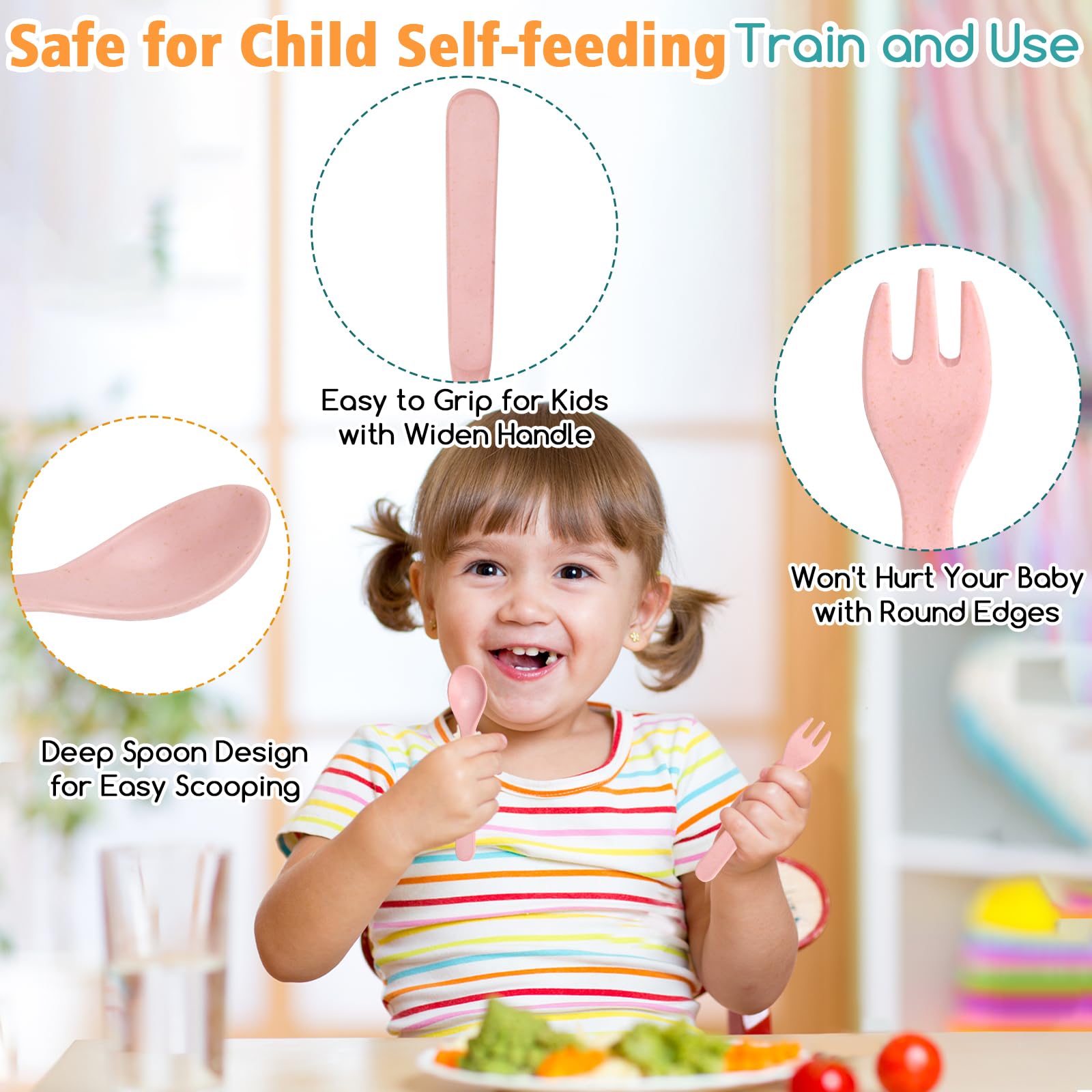 shopwithgreen bamboo toddler utensils dishwasher-safe design for easy cleanup.