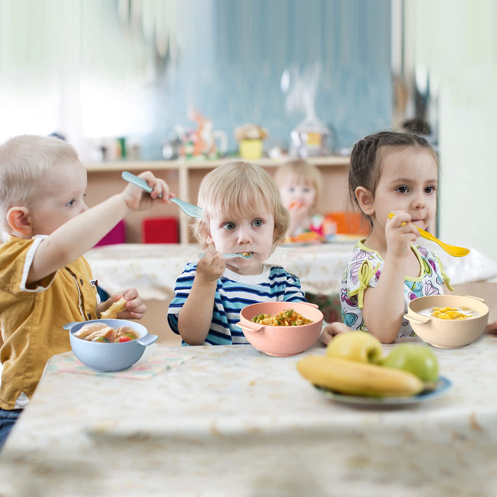 shopwithgreen bamboo toddler utensils a thoughtful gift for birthdays and holidays.