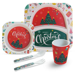 Shopwithgreen square divided plate keeps foods separate for toddlers