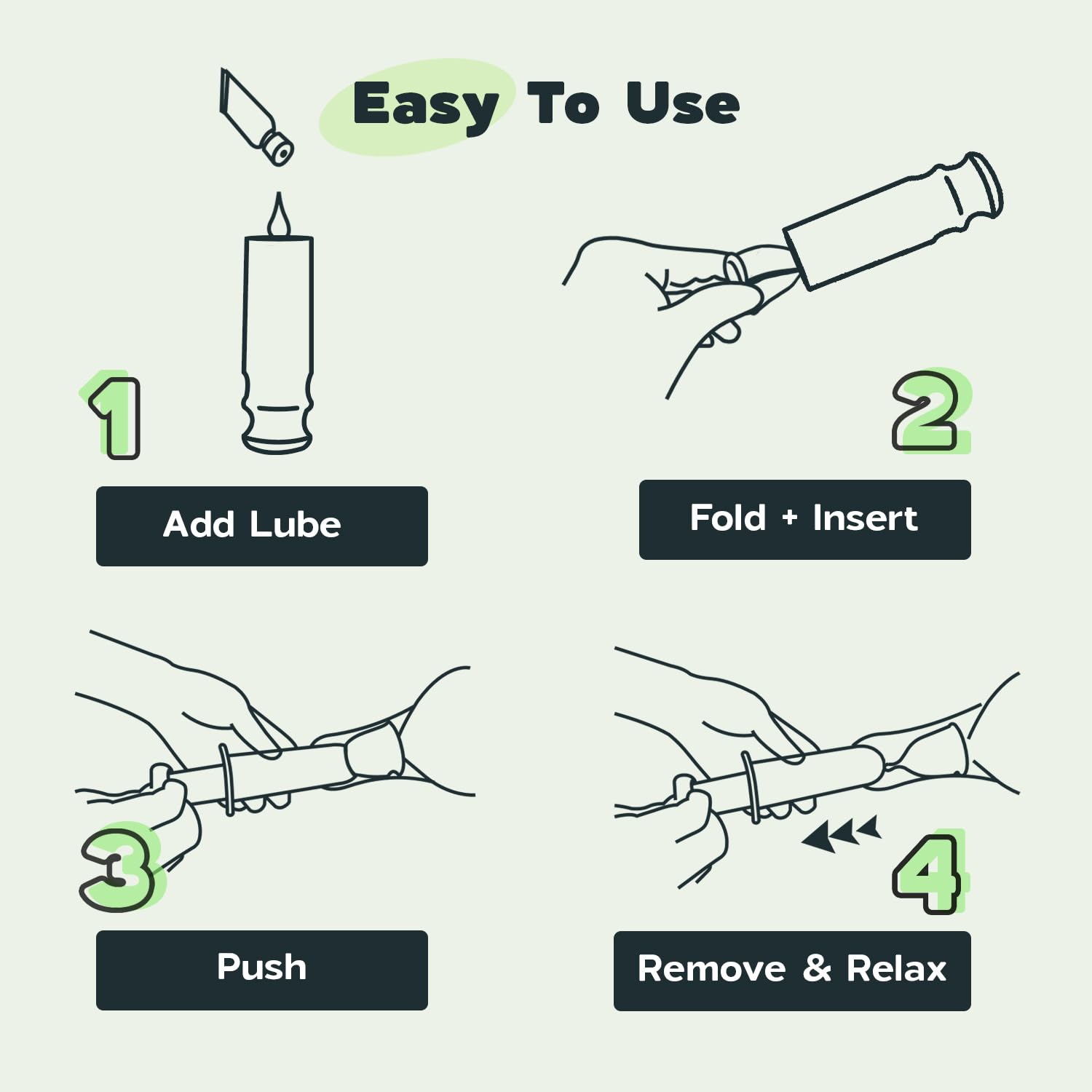 SHORDY applicator tool 2.0 reusable lube pack extends use
