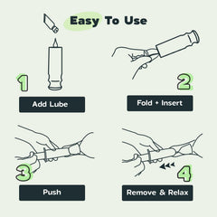 SHORDY applicator tool 2.0 reusable lube pack extends use