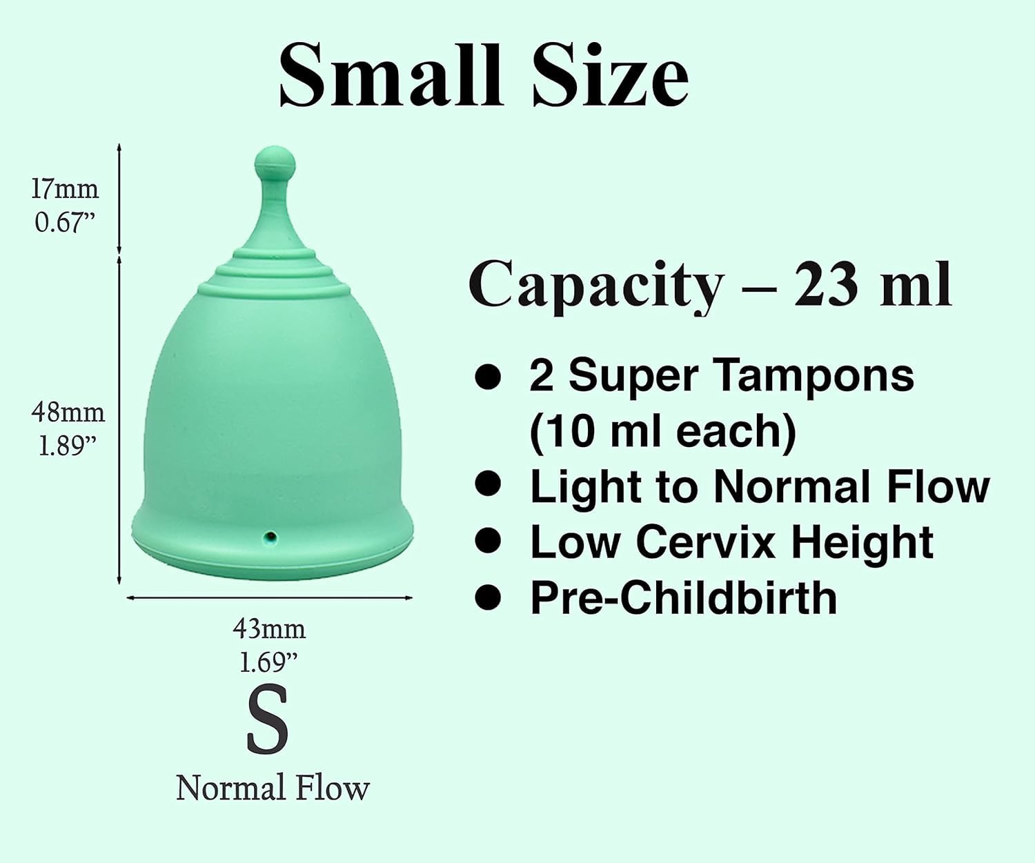 SHORDY cup close-up shows flexible texture for easy insertion and removal