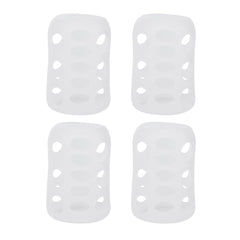 SHOWERORO silicone bottle sleeve close-up protecting glass from drops.