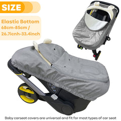 Shsyue baby car seat cover mesh-breathable-panel keeps baby cool and ventilated