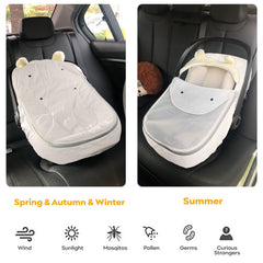 shsyue breathable mesh cover maintains cool comfort in summer