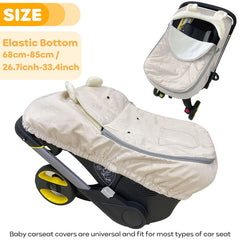 shsyue winter protection keeps baby warm on cold trips