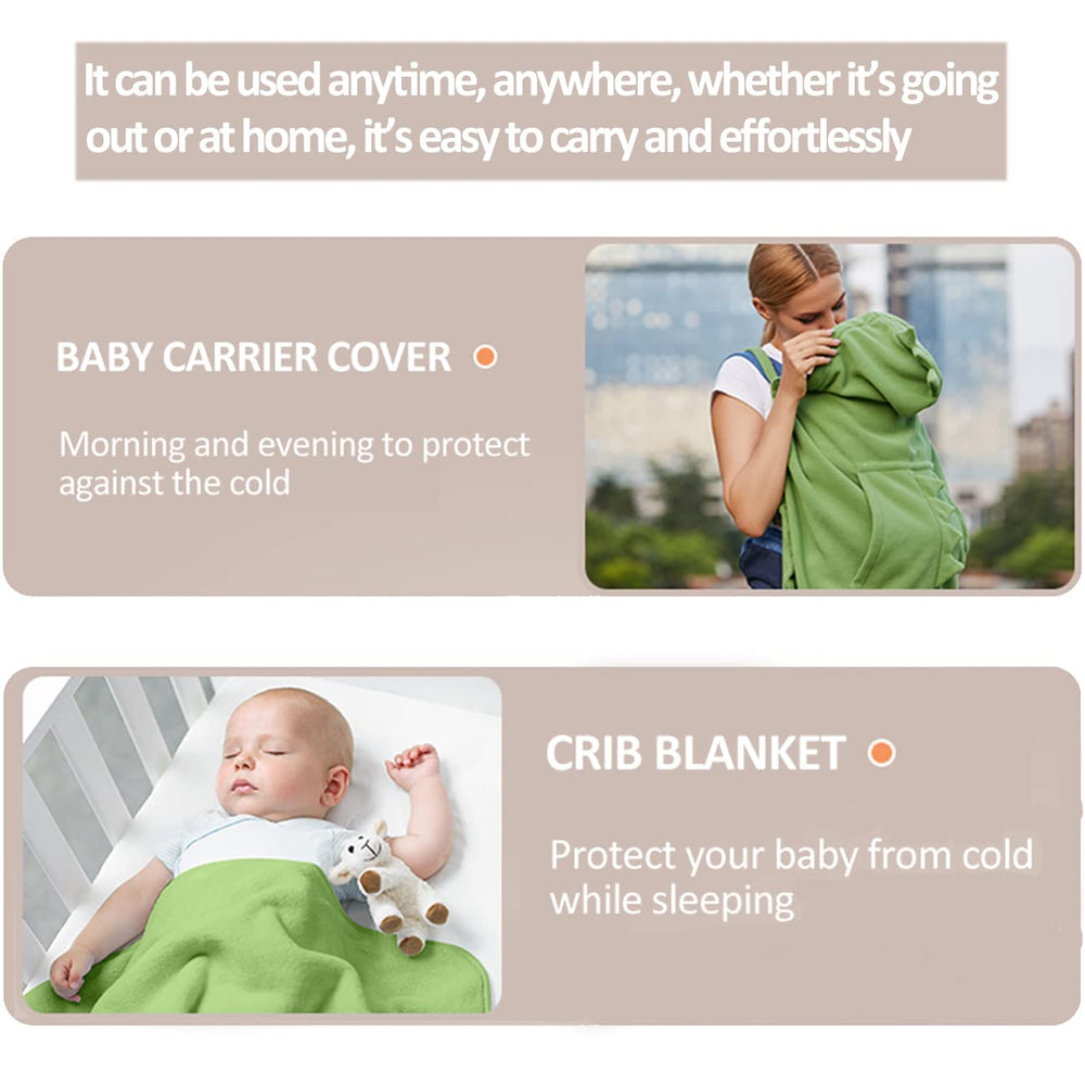 The Shsyue newborn-blanket-option doubles as a nap cover.