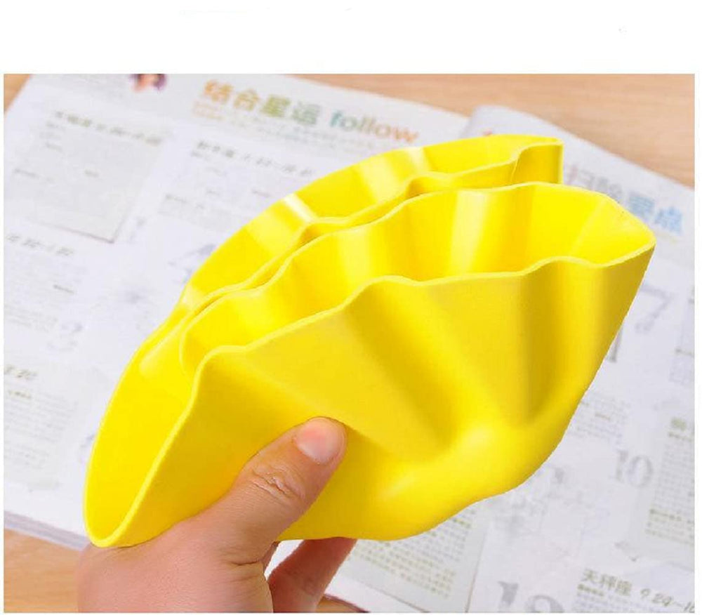 Shuiniba EVA foam cap yellow is soft and flexible for gentle wear
