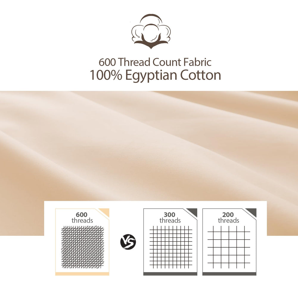 Shunjie.Home 100% Egyptian cotton closeup shows silky, durable fabric.