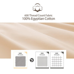 Shunjie.Home 100% Egyptian cotton closeup shows silky, durable fabric.