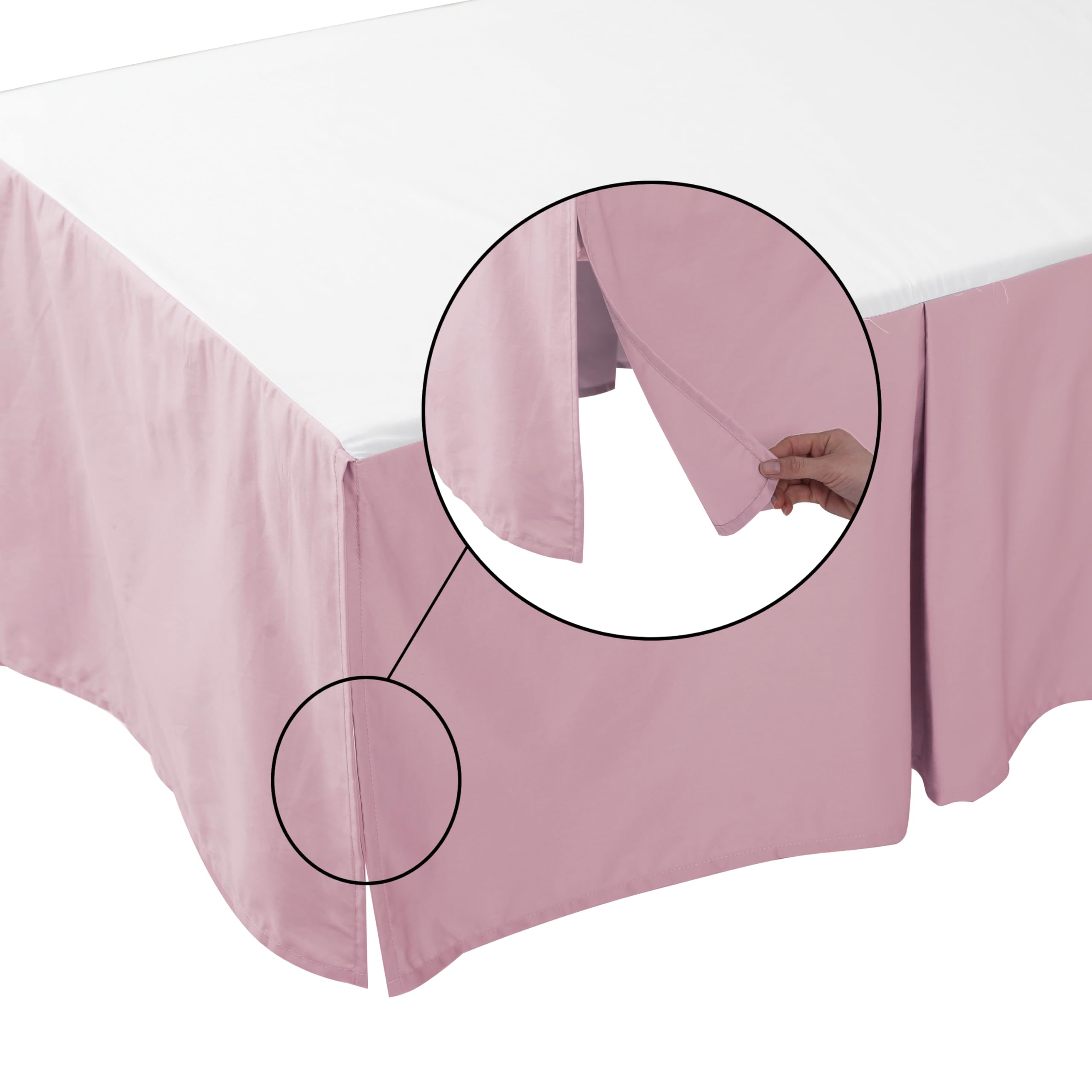 Shunjie.Home four-opening-angles simplify placement around the crib.