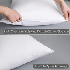 Shunjie.Home hypoallergenic pillowcase may reduce contact with common irritants for sensitive sleepers.